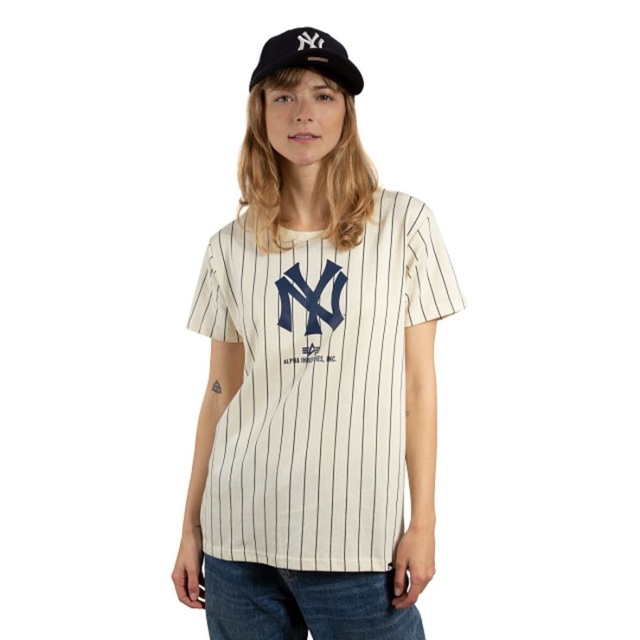 Clothes New Era | Alpha Industries X Mlb New York Yankees Cooperstown Women'S Short Sleeve T-Shirt