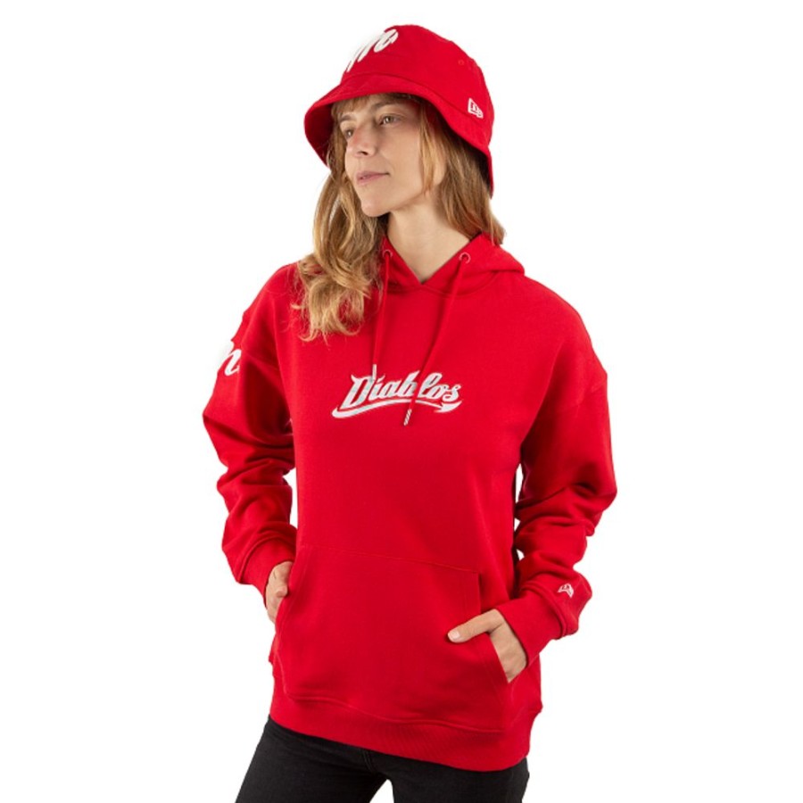 Clothes New Era | Diablos Rojos Del Mexico Lmb Marble Sweatshirt For Women