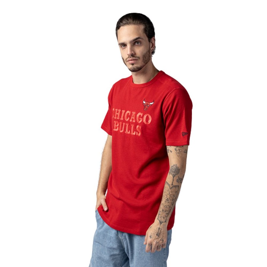 Clothes New Era | Chicago Bulls Nba Athleisure Short Sleeve T-Shirt