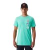 Clothes New Era | Boston Red Sox Mlb Stacked Logo Aqua Short Sleeve T-Shirt