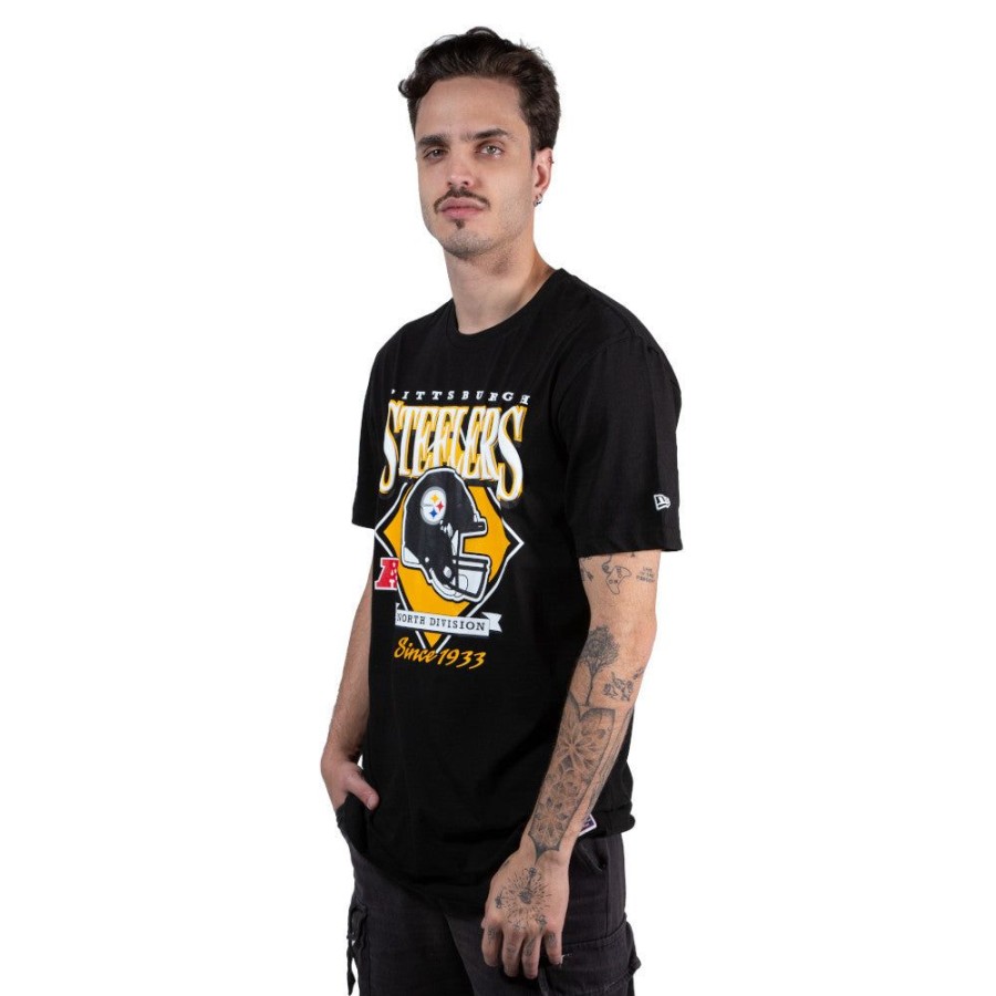 Clothes New Era | Pittsburgh Steelers Nfl Throwback Short Sleeve T-Shirt