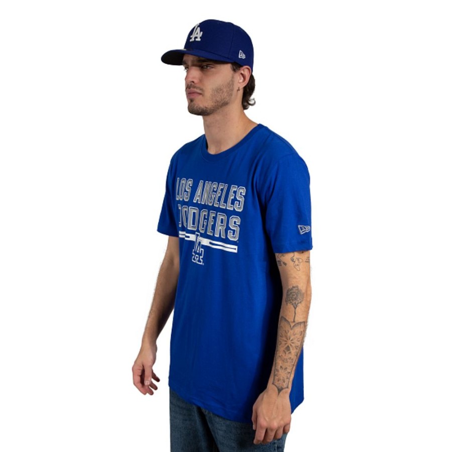 Clothes New Era | Short Sleeve T-Shirt Los Angeles Dodgers Mlb Batting Practice 2023