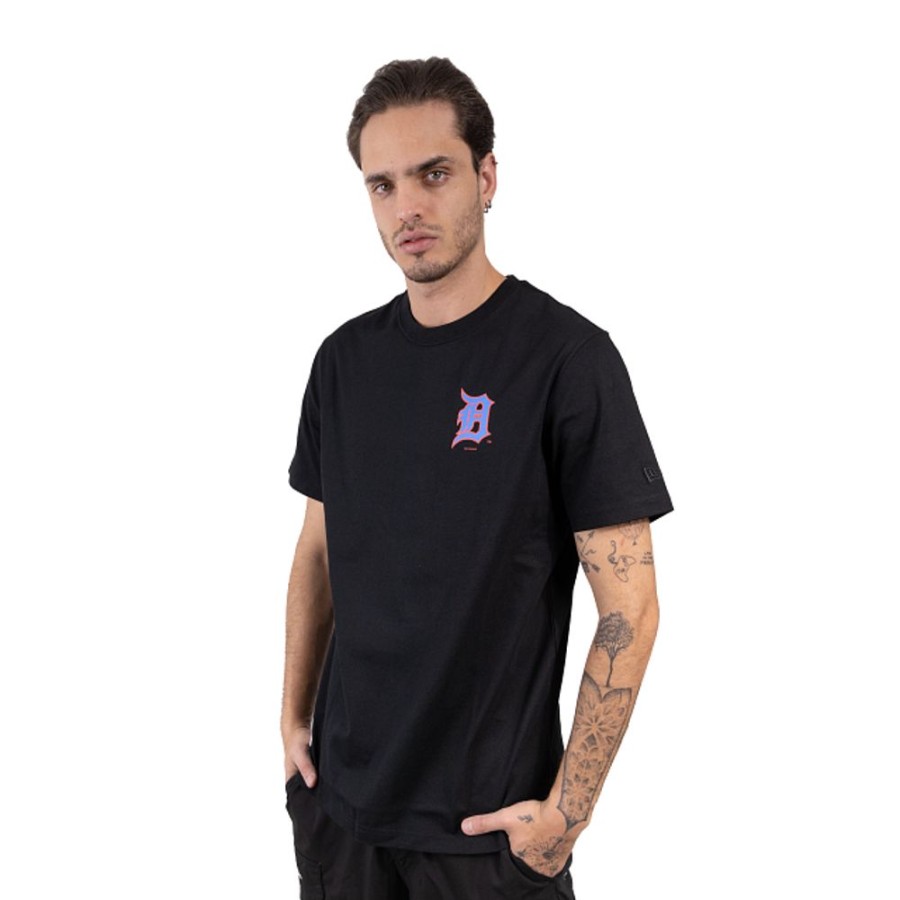 Clothes New Era | Detroit Tigers Mlb Cyberpunk Short Sleeve T-Shirt