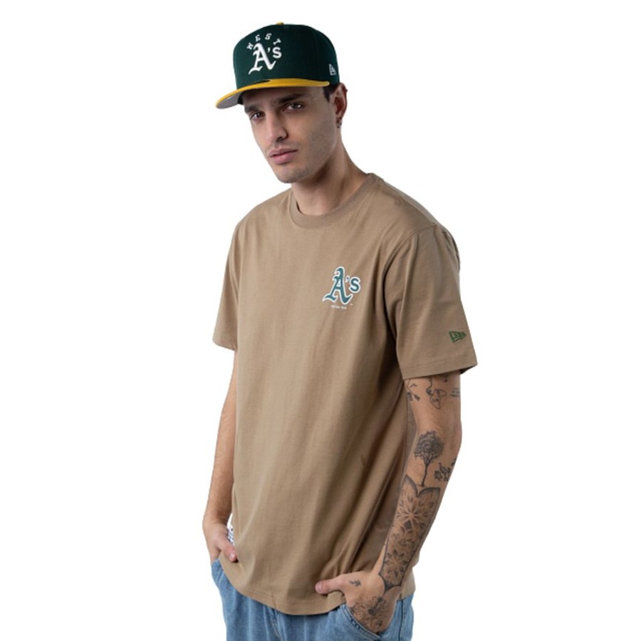 Clothes New Era | Short Sleeve T-Shirt Oakland Athletics Mlb Watercolor Floral Collection