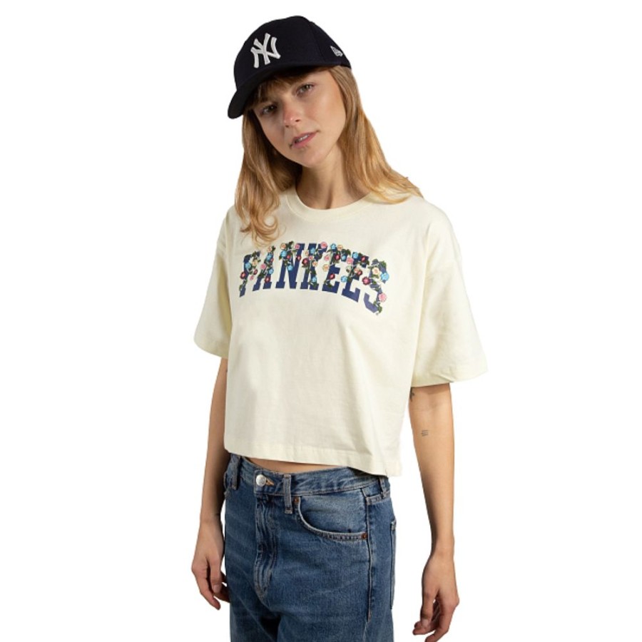 Clothes New Era | New York Yankees Mlb Botanical Short Sleeve T-Shirt For Women