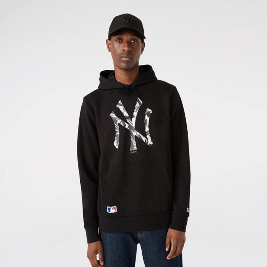 Clothes New Era | New York Yankees Camo Infill Black Sweatshirt