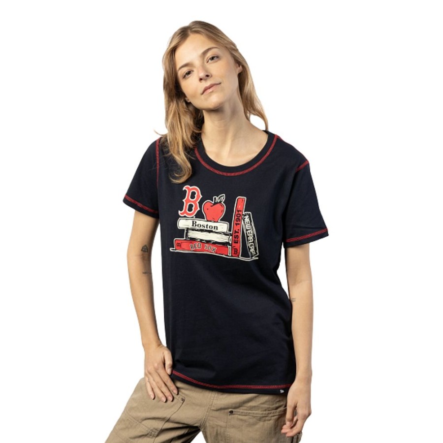 Clothes New Era | Boston Red Sox Mlb Book Club Women'S Short Sleeve T-Shirt