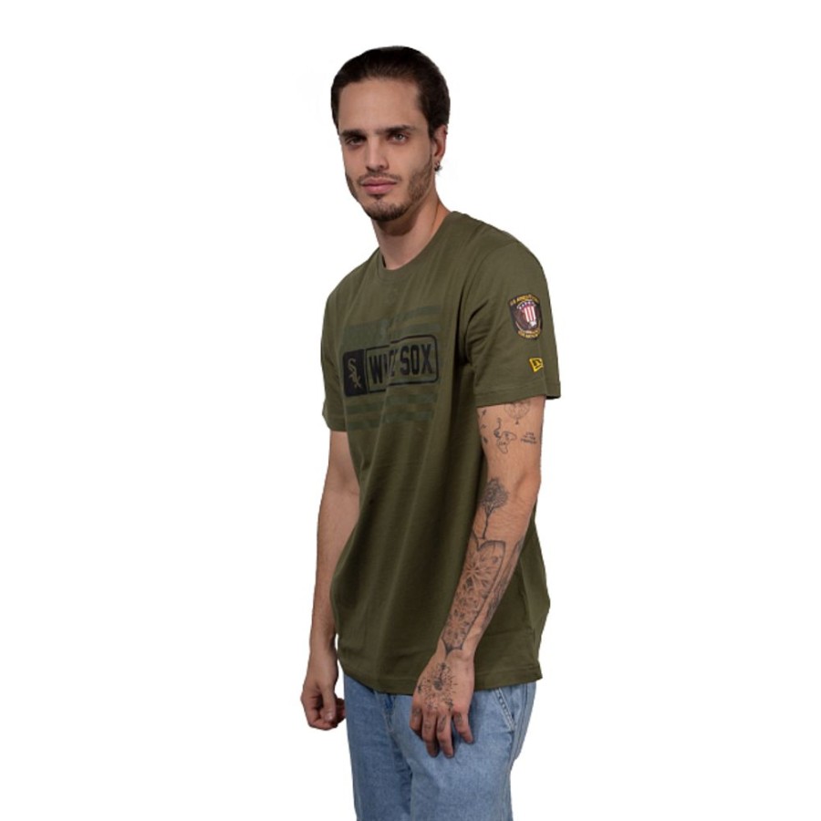 Clothes New Era | Chicago White Sox Mlb Armed Forces Day 2023 Short Sleeve T-Shirt