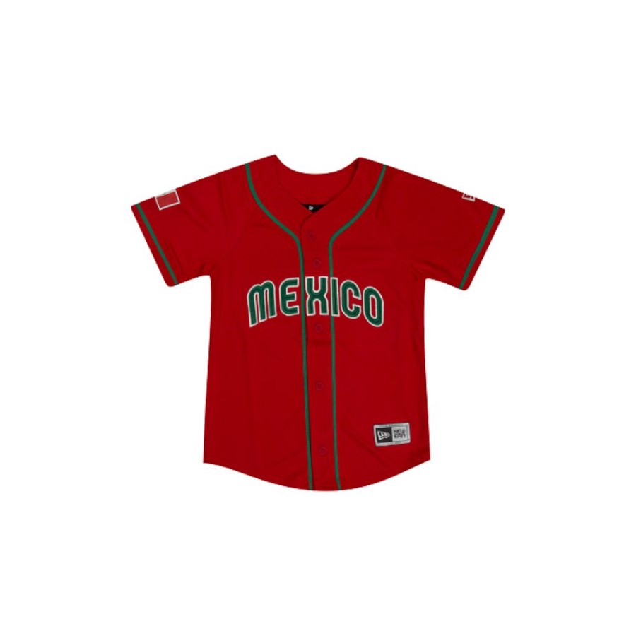 Clothes New Era | Jersey Mexico Away Mlb World Baseball Classic 2023 Para Nina O Nino