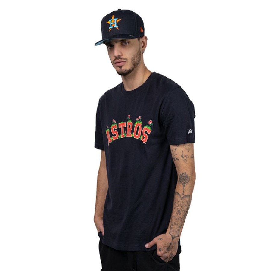 Clothes New Era | Houston Astros Mlb Sprouted Short Sleeve T-Shirt