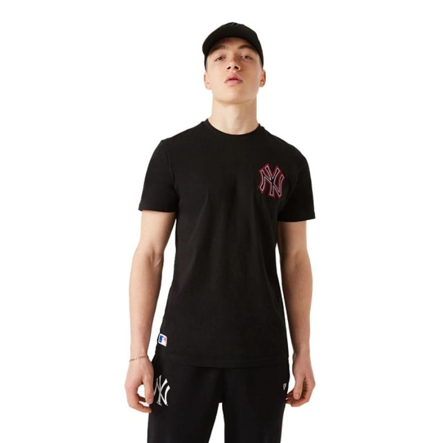 Clothes New Era | New York Yankees Mlb Chain Stitch Short Sleeve T-Shirt