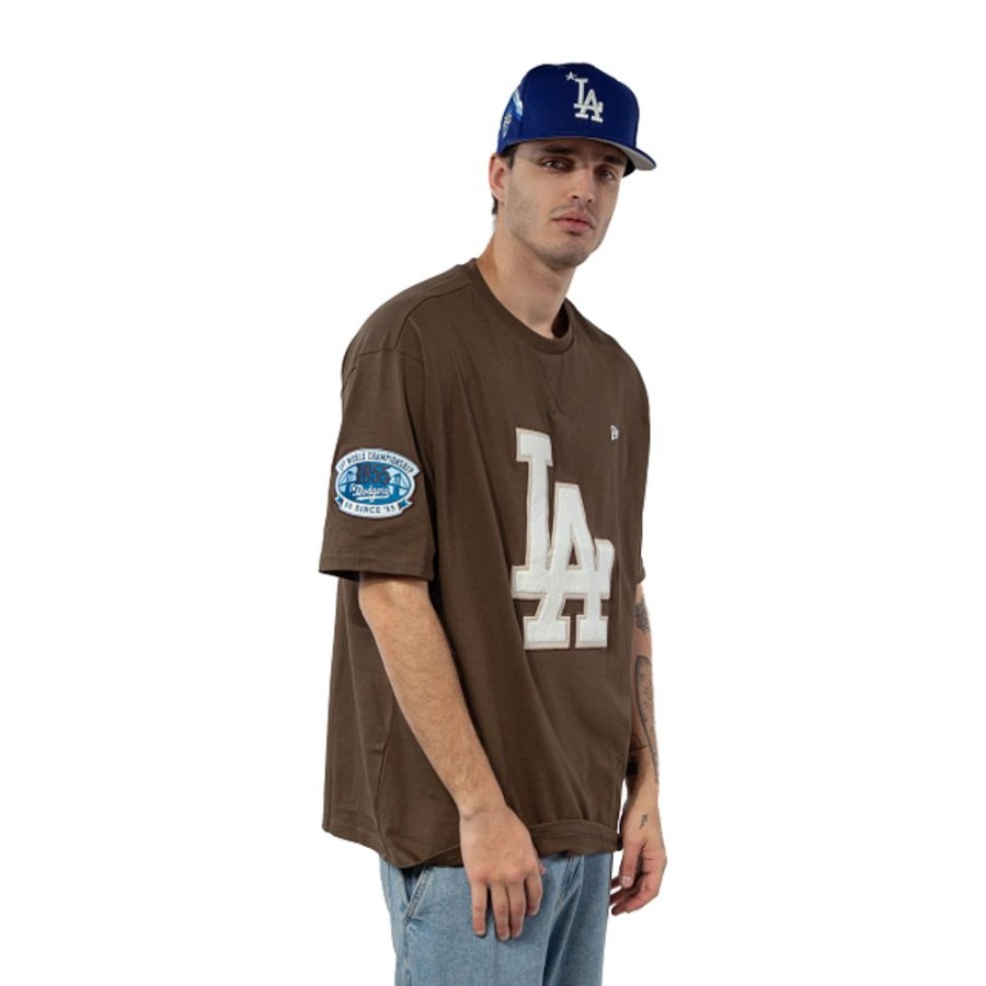 Clothes New Era | Los Angeles Dodgers Mlb Side Patch Collection Short Sleeve T-Shirt