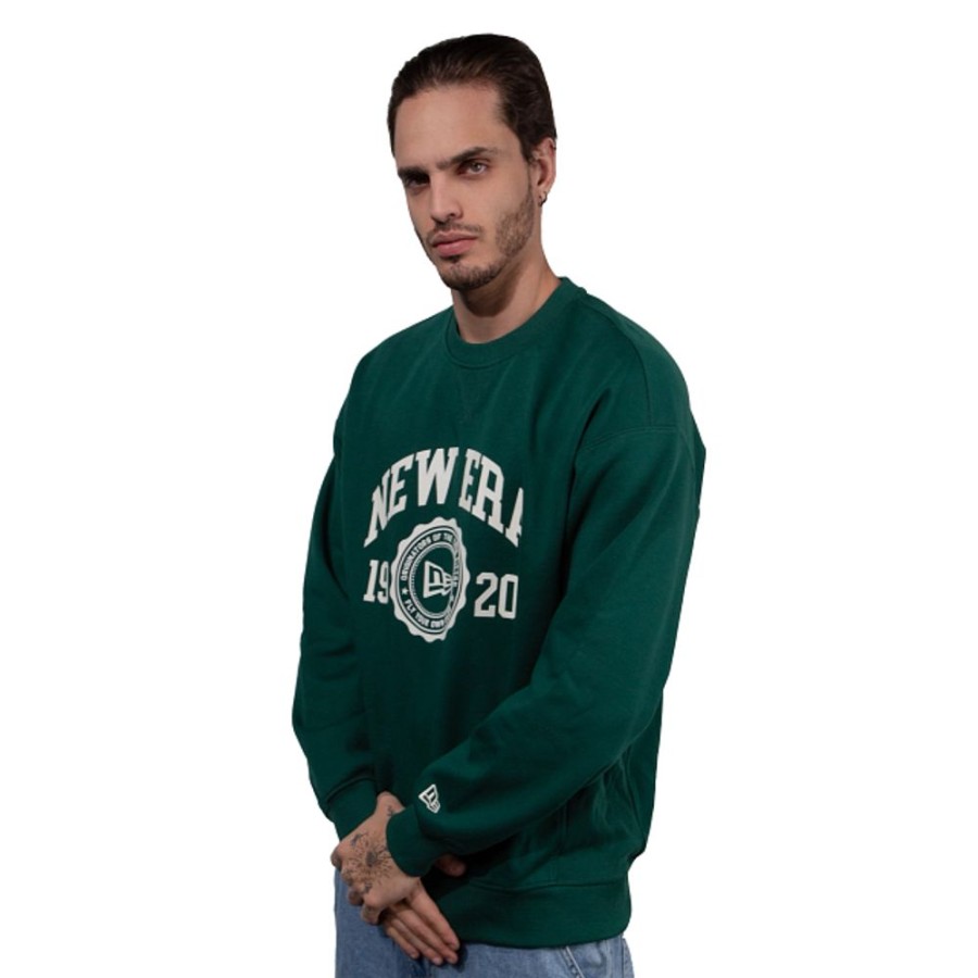 Clothes New Era | New Era Foundation Essentials Green Sweater