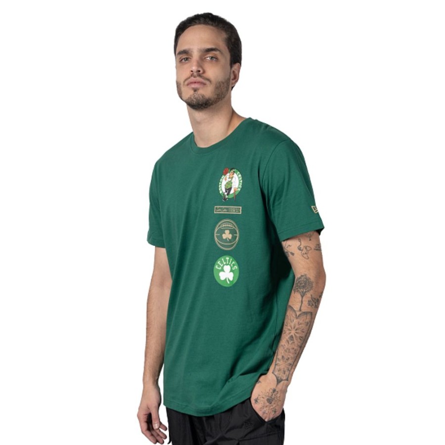 Clothes New Era | Boston Celtics Nba City Edition Short Sleeve T-Shirt