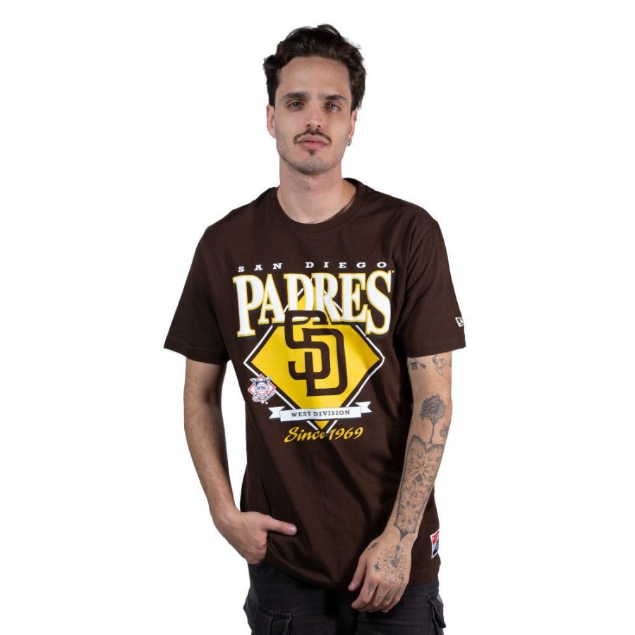 Clothes New Era | San Diego Padres Mlb Throwback Short Sleeve T-Shirt