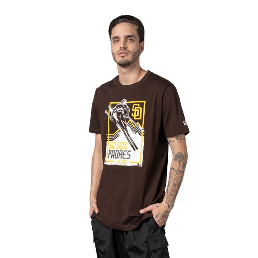 Clothes New Era | San Diego Padres Mlb Lift Pass Short Sleeve T-Shirt