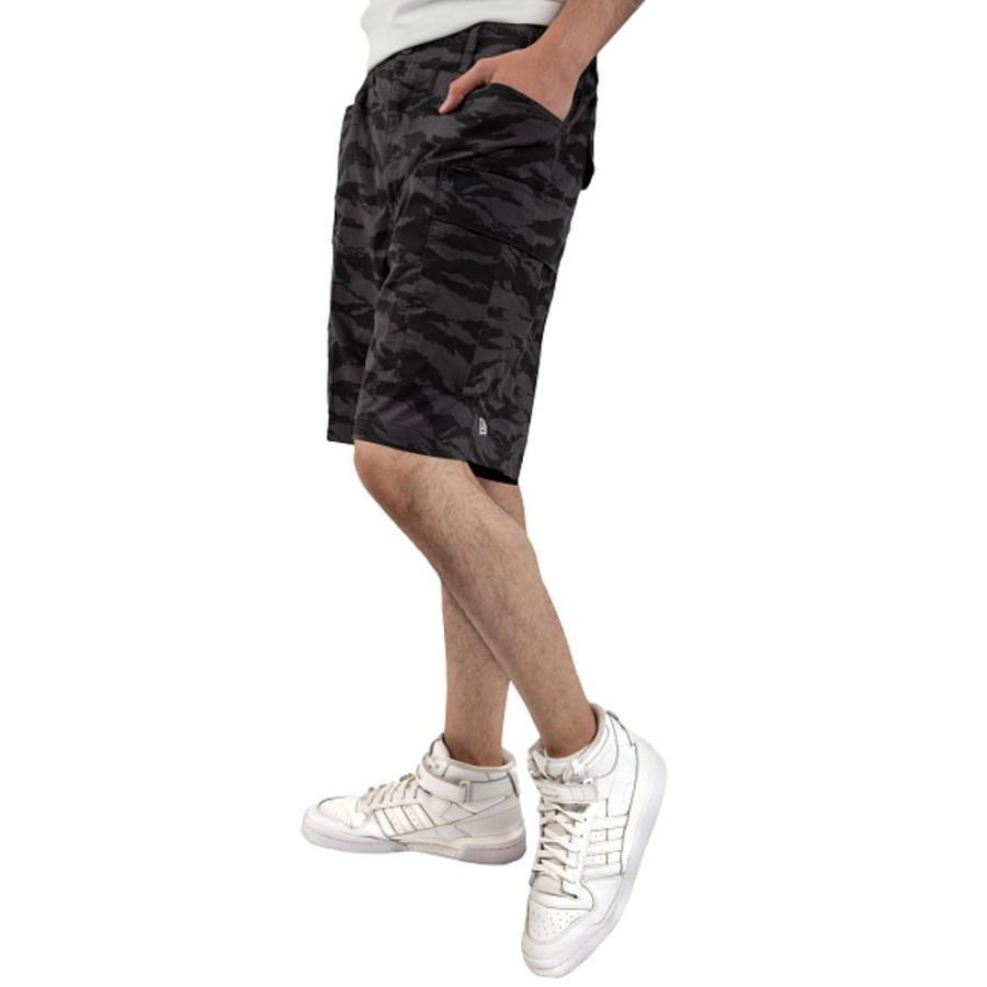 Clothes New Era | New Era Culture Outdoor Camo Shorts Black