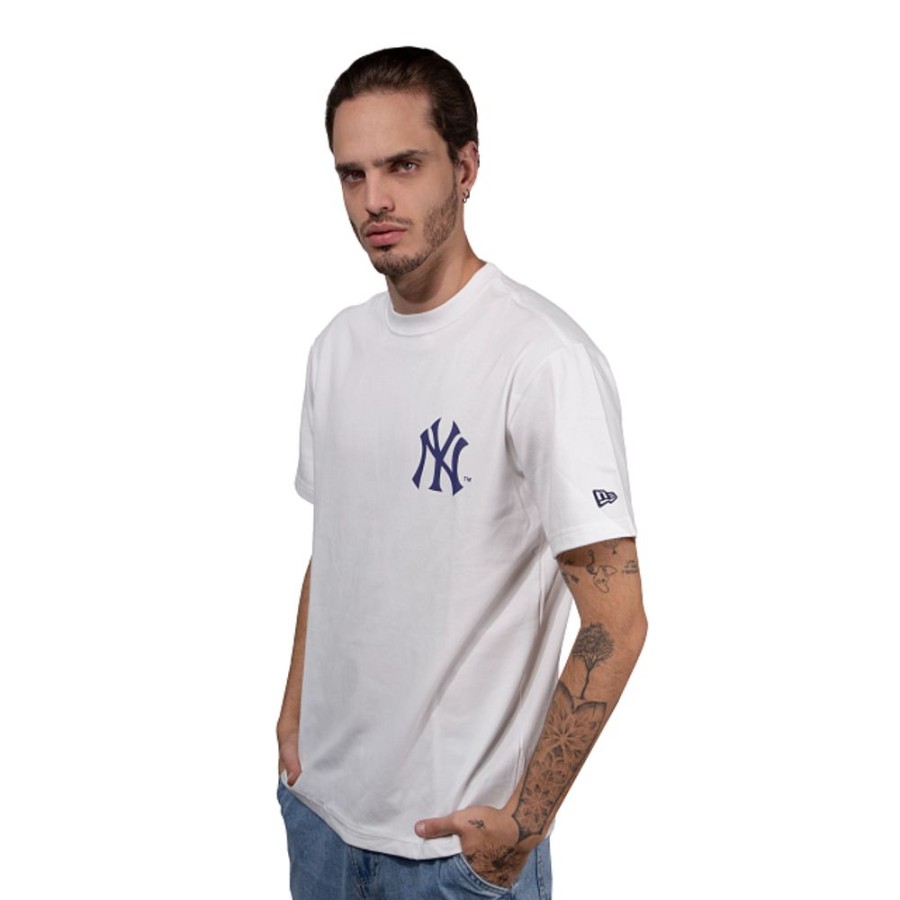 Clothes New Era | New York Yankees Mlb Logo Set Up Short Sleeve T-Shirt